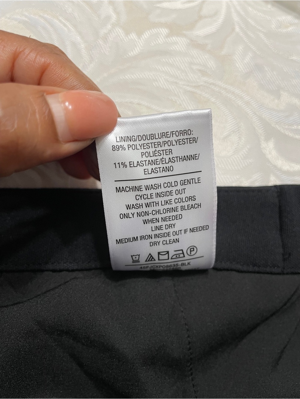 Favorite Daughter black collection Dress Pants - pull on Modern Straight Fit L - Picture 10 of 10